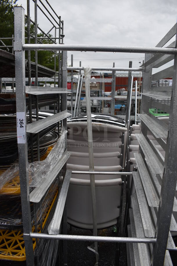 Metal Commercial Pan Transport Rack on Commercial Casters. 20.5x26x69 - Image 2 of 3