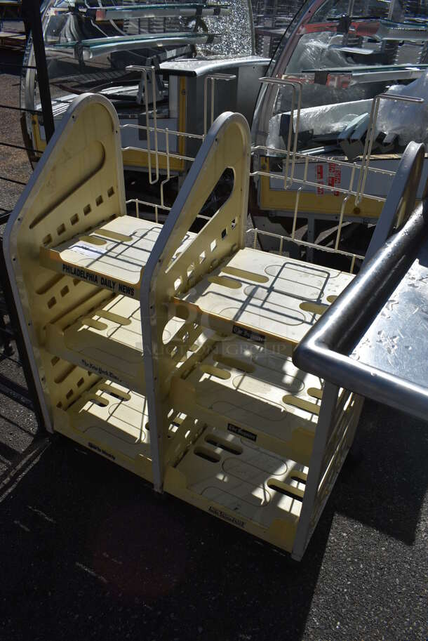 White Shelving Unit on Casters. 34x20x43 - Image 5 of 5