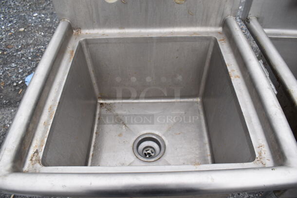 Stainless Steel Commercial Single Bay Sink. 22x23x44 - Image 5 of 5