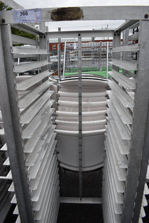 Metal Commercial Pan Transport Rack on Commercial Casters. 22.5x27x65 - Image 2 of 3