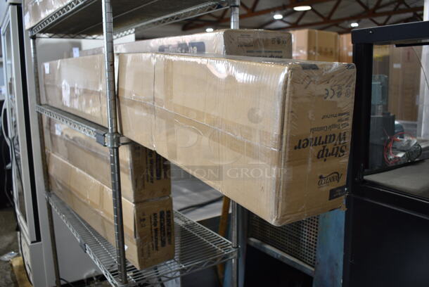 BRAND NEW IN BOX! Avantco 177SW72TCP Stainless Steel Commercial 72" High Wattage Strip Warmer with Toggle Controls. 120 Volts, 1 Phase. - Image 2 of 4