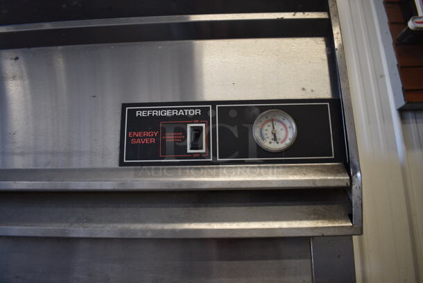 Victory Model RA-2D-7 Stainless Steel Commercial 2 Door Reach In Cooler. 115 Volts, 1 Phase. 52x36x84. Tested and Powers On But Temps at 45 Degrees - Image 4 of 7