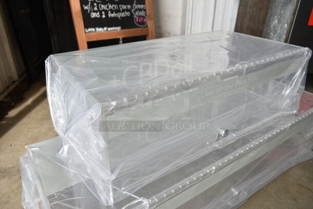 2 BRAND NEW! Clear Poly Dry Merchandiser Display Case. 2 Times Your Bid!  - Image 2 of 5
