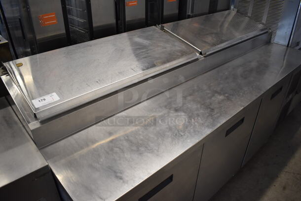 Randell 8383N Stainless Steel Commercial Prep Table on Commercial Casters. 115 Volts, 1 Phase. 83x35x44. Tested and Working! - Image 2 of 9