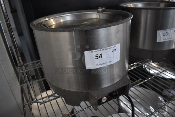 Vollrath Cayenne HS-11 Stainless Steel Commercial Countertop Soup Kettle Food Warmer w/ Lid. Does Not Have Drop In. 120 Volts, 1 Phase. Tested and Working! - Image 3 of 6