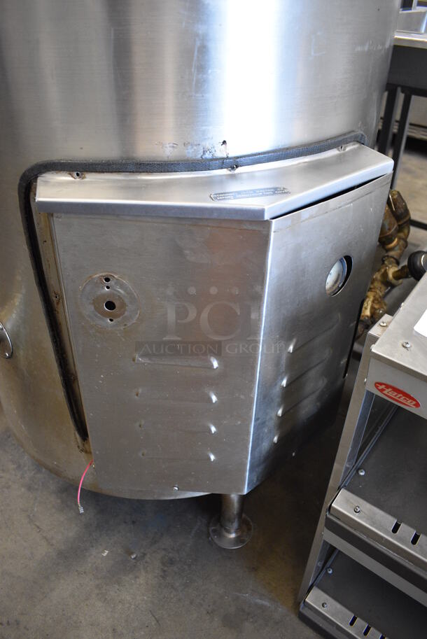 Legion HEC 30 Stainless Steel Commercial Electric Powered Floor Style Steam Kettle. 33x35x44 - Image 8 of 9
