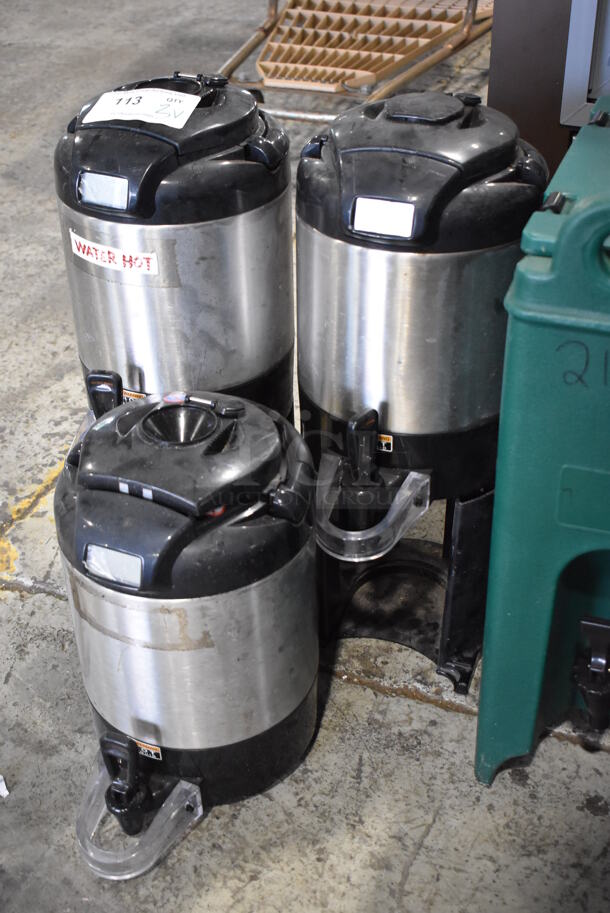 3 Bunn Stainless Steel Beverage Holder Dispensers Including TF SERVER. Includes 9x12x23. 3 Times Your Bid! - Image 4 of 8