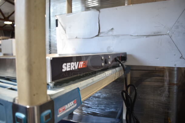 BRAND NEW SCRATCH AND DENT! ServIt 423HSW2024 24" Stainless Steel Heated Shelf Warmer. 120 Volts, 1 Phase. Tested and Working! - Image 4 of 5