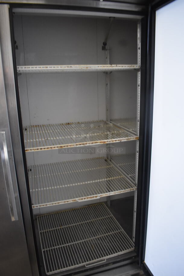 True T-72 3 Door Stainless Steel Cooler w/ Shelves On Commercial Casters. 115 Volt 1 Phase. Tested and Working! - Image 5 of 8