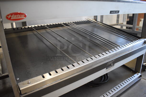 Hatco Stainless Steel Commercial Countertop 2 Tier Warming Display Case Merchandiser. 36x24x29. Tested and Working! - Image 4 of 6