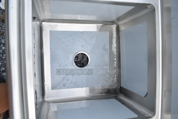 BRAND NEW SCRATCH AND DENT! Regency 600S31818218 Stainless Steel 3 Bay Sink w/ Dual Drain Boards. No Legs. - Image 7 of 9