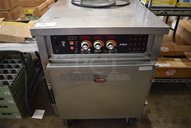 FWE Stainless Steel Commercial Cooking Rethermalizer Cabinet on Commercial Casters. 250 Volts, 1 Phase. 27x33x34.5