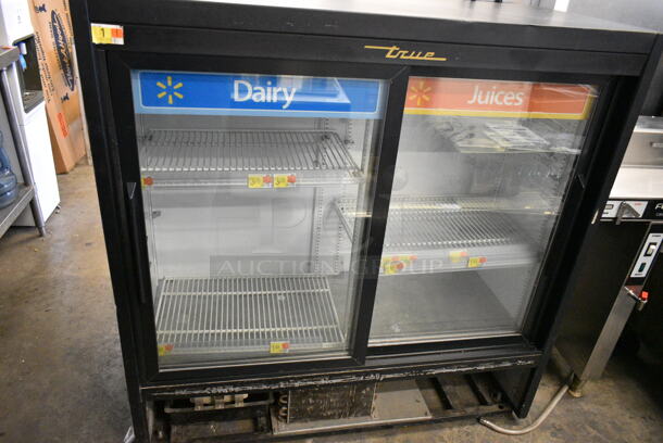 2016 True GDM-41SL-48-HC-LD Metal Commercial 2 Door Reach In Cooler Merchandiser. 115 Volts, 1 Phase. Tested and Working! - Image 1 of 5