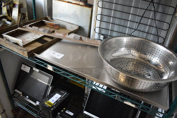ALL ONE MONEY! Lot of Various Metal Pieces Including Colander! - Image 4 of 4