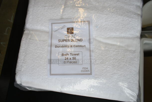 2 BRAND NEW SCRATCH AND DENT! Bundles of Luxury Towels Opal Super Blend 24x50 Bath Towel. 2 Times Your Bid! - Image 6 of 6