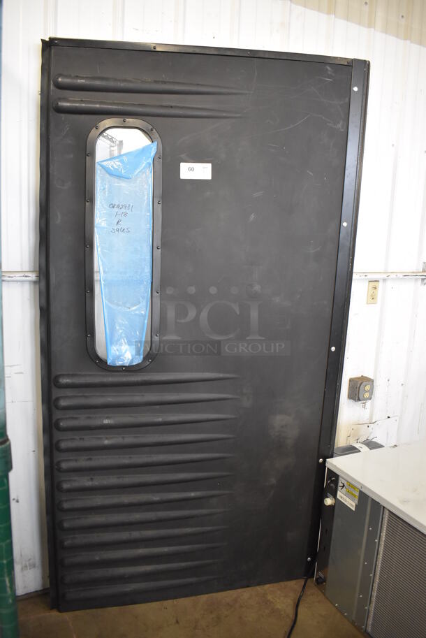 Chase Doors Metal Swinging Kitchen Door. 43x1.5x79.5 - Image 2 of 5