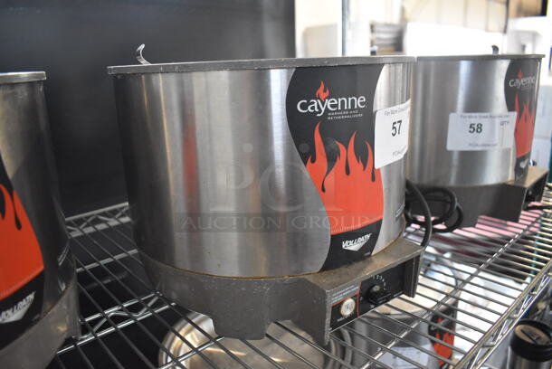 Vollrath Cayenne HS-11 Stainless Steel Commercial Countertop Soup Kettle Food Warmer w/ Lid. Does Not Have Drop In. 120 Volts, 1 Phase. Tested and Working! - Image 2 of 6