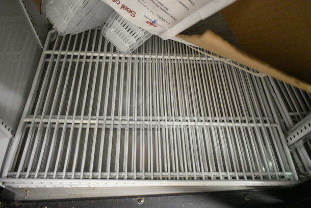 BRAND NEW! 2022 True GDM-41C-48-HC-LD Metal Commercial 2 Door Reach In Cooler Merchandiser w/ Poly Coated Racks, Case of Drink Sliders. 115 Volts, 1 Phase. Tested and Working! - Image 4 of 7