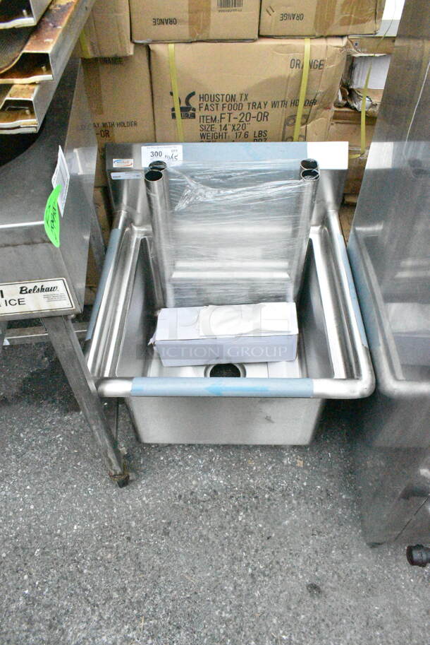 2023 Winholt WS1T1818-SNSKTNPR Stainless Steel Commercial Single Bay Sink.  - Image 1 of 7