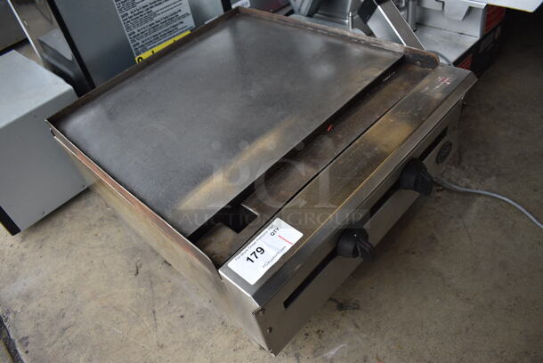 Dynamic Cooking Systems Stainless Steel Commercial Countertop Natural Gas Powered Flat Top Griddle. 24x27x12.5 - Image 5 of 7