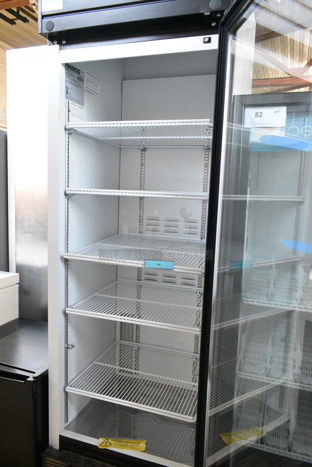 2019 Habco SE18 Metal Commercial Single Door Reach In Cooler Merchandiser w/ Poly Coated Racks. 115 Volts, 1 Phase. Tested and Working! - Image 3 of 4