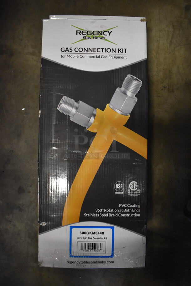 BRAND NEW IN BOX! Regency 48" Mobile Gas Connector Hose Kit - Image 2 of 3