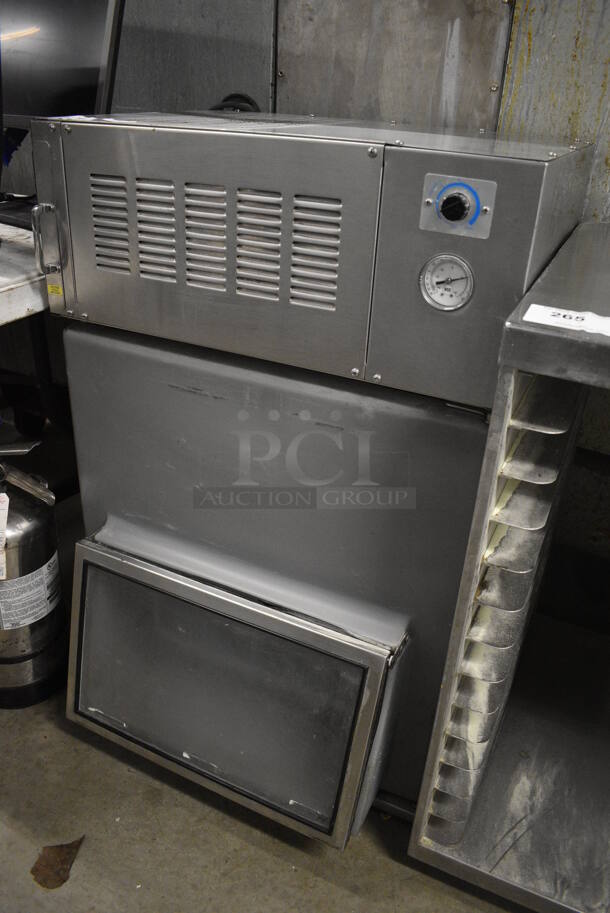 Glastender Model Lettuce Crisper Stainless Steel Commercial Countertop Lettuce Crisper. 115 Volts, 1 Phase. 24x24x37. Tested and Working! - Image 2 of 6