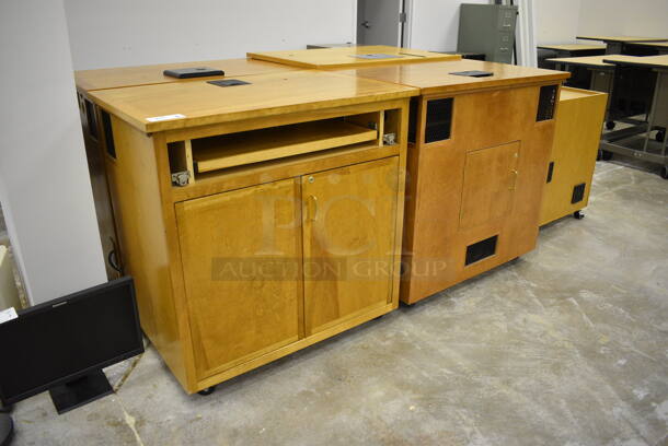 Wooden Storage Units on Wheels. 5 Times Your Bid! (Main Building)  - Image 2 of 5