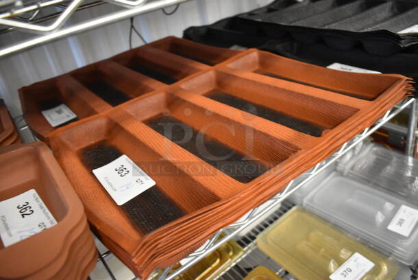 12 Orange Silform 4 Loaf Baking Pan Liners. 13x18x1. 12 Times Your Bid! - Image 2 of 3