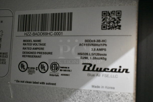 Blue Air BDD69-3B-HC Stainless Steel Commercial 2 Door Direct Draw Kegerator. 115 Volts, 1 Phase. Tested and Working! - Image 4 of 5