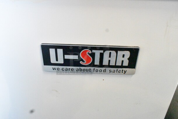 U-Star USDP-67 Metal Commercial Floor Style Ice Cream Dipping Cabinet w/ Contents. Tested and Working!  - Image 2 of 8