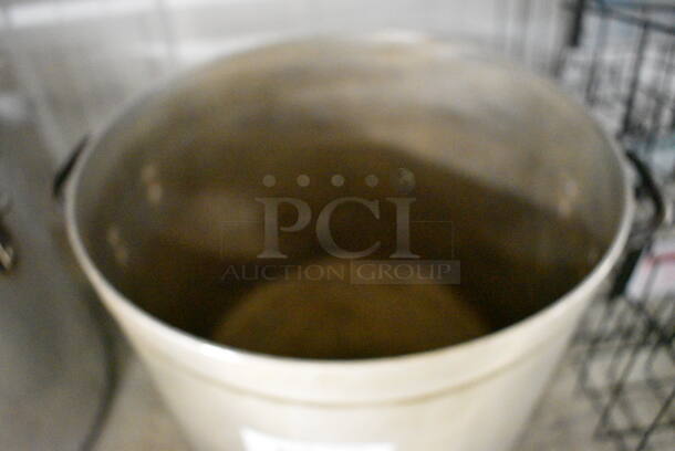 Metal Stock Pot w/ Lid. 20.5x17.5x16.5 - Image 3 of 3
