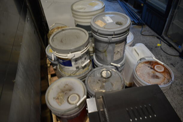 PALLET LOT of 15 Various Barrels of Cleaner.  - Image 3 of 7