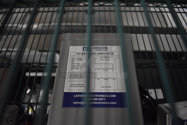 Larson MT-BBT-240V-208V-53.1A Gray Metal Box. 5.5x5.5x10 - Image 3 of 3
