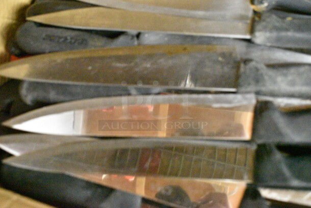 50 SHARPENED Stainless Steel Knives Including Chef Knives. 50 Times Your Bid!  - Image 5 of 8