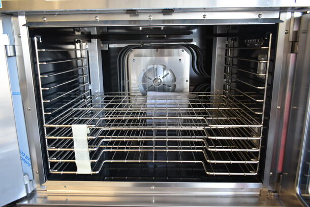 2 BRAND NEW SCRATCH AND DENT! Vulcan VC5ED ENERGY STAR Stainless Steel Commercial Electric Powered Full Size Convection Oven w/ View Through Doors, Metal Oven Racks and Thermostatic Controls. 208 Volts, 1/3 Phase. 2 Times Your Bid! - Image 6 of 9