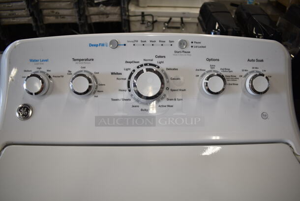 General Electric GE GTW465ASN2WW Metal Top Load Washer.  - Image 4 of 9