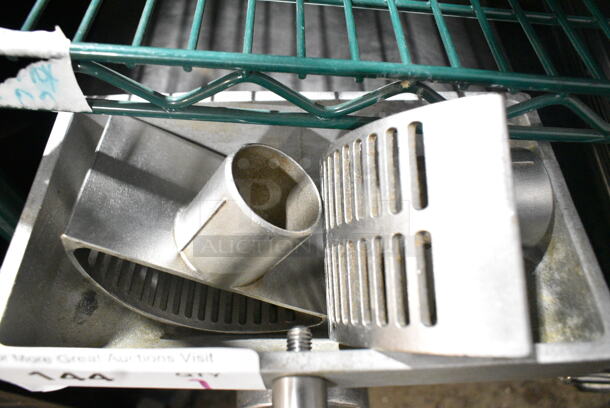 Olde Tyme PN2 Stainless Steel Commercial Countertop Nut Grinder Base w/ Hopper Mount. 115 Volts, 1 Phase. Tested and Working! - Image 4 of 10