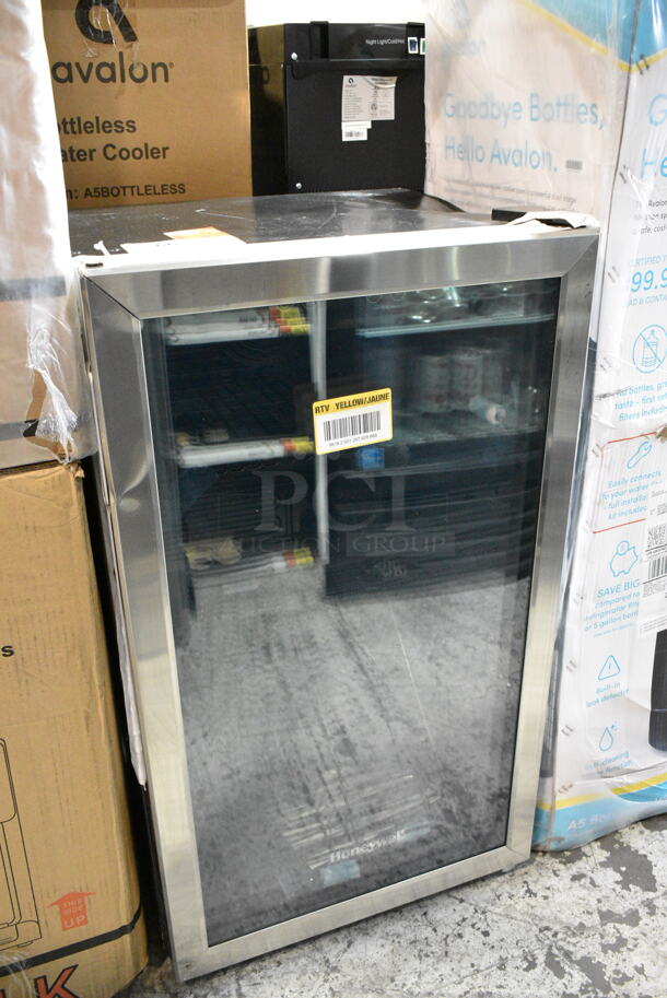 Honeywell H115BCS Metal Mini Cooler Merchandiser. 115 Volts, 1 Phase. Tested and Powers On But Does Not Get Cold
 - Image 1 of 4
