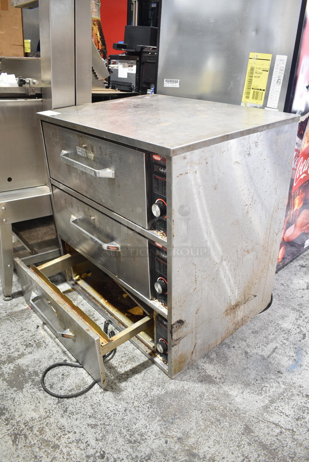 Hatco HDW-3 Stainless Steel Commercial 3 Drawer Warming Drawer. 120 Volts, 1 Phase. Tested and Bottom 2 Drawers Are Working But Top Drawer Does Not Get Hot - Image 2 of 6