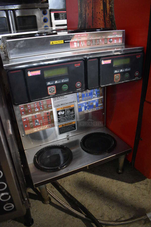 Bunn Model AXIOM 2/2 TWIN Stainless Steel Commercial Countertop 4 Burner Coffee Machine. 120/208-240 Volts, 1 Phase. 16x18x23 - Image 4 of 5