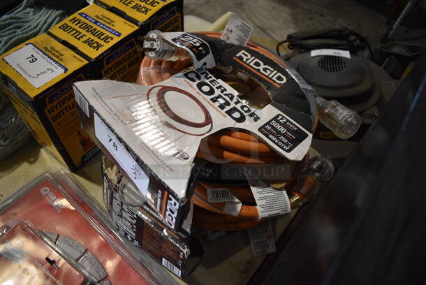 4 BRAND NEW! Rigid 25' Generator Cords. 4 Times Your Bid! - Image 2 of 4