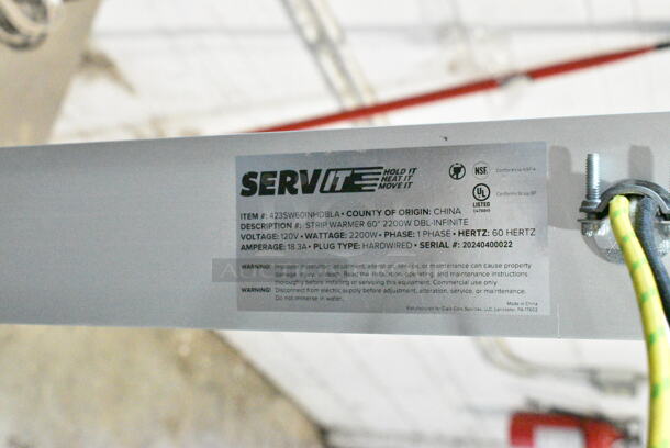 ServIt 423SW60INHDBLA Metal Commercial Warming Strip. 120 Volts, 1 Phase.  - Image 6 of 6