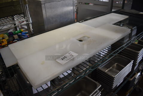 4 Various Subway Cutting Boards. Includes 29.75x8x0.5. 4 Times Your Bid!