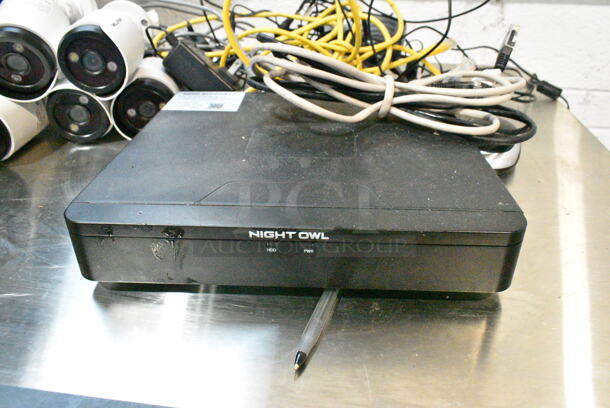 7 Night Owl CM-C20XL-BU-JF Security Cameras w/ 1 Night Owl DVR-C20X-161-JF DVR Recorder, Wiring. 7 Times Your Bid!  - Image 2 of 12