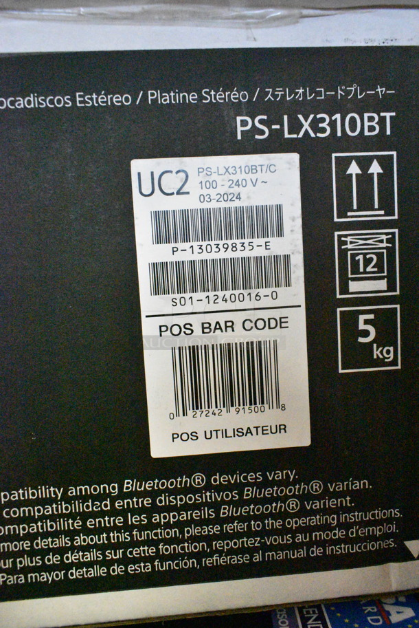 4 Various Items IN ORIGINAL BOX Including Lifestyle LS-CCW27QB Cooler and Warmer, Pyle PLHRDVD90KT Dual Headrest Monitor, Sony PS-LX310BT Bluetooth Turntable, Panasonic DP-UB9000PC1 BluRay Disc Player. 4 Times Your Bid! - Image 11 of 12