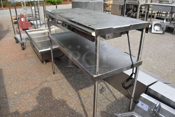 Stainless Steel 2 Tier Over shelf With Built In Ticket Rail And Heat Lamp - Image 3 of 3