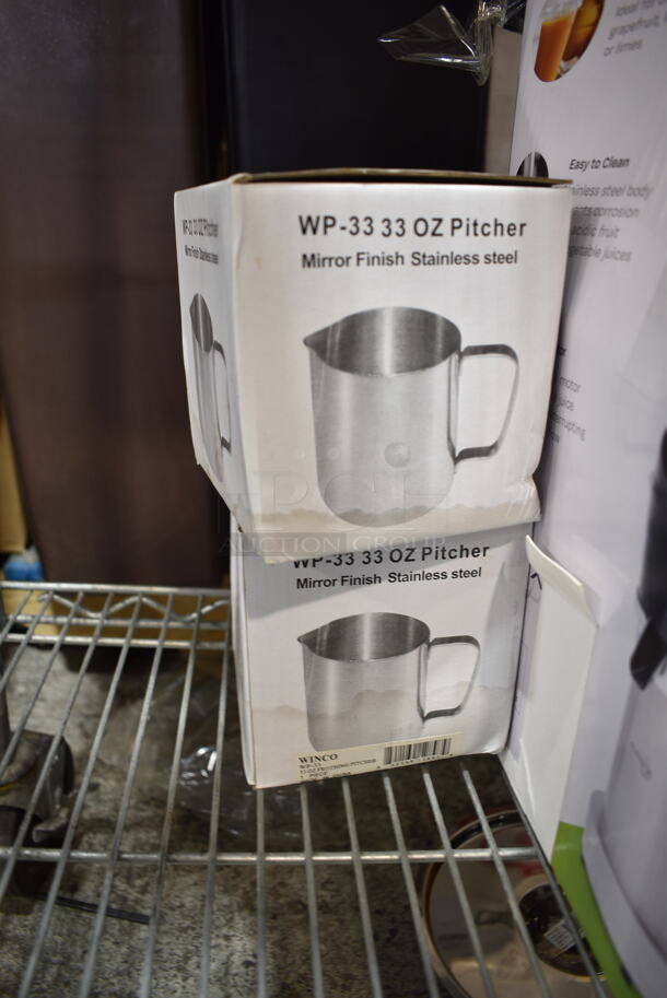 3 BRAND NEW IN BOX! Items; AvaMix Stainless Steel Citrus Juicer and 2 WP-33 Stainless Steel Pitchers. 3 Times Your Bid! - Image 3 of 7