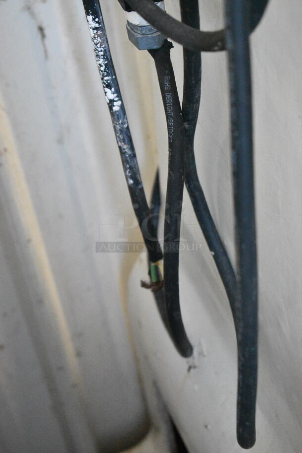 AS600 Metal Commercial Floor Style 60 Quart Planetary Dough Mixer w/ Metal Mixing Bowl, Dough Hook, Paddle and Pelican Head Attachments. 208-240 Volts. - Image 9 of 10