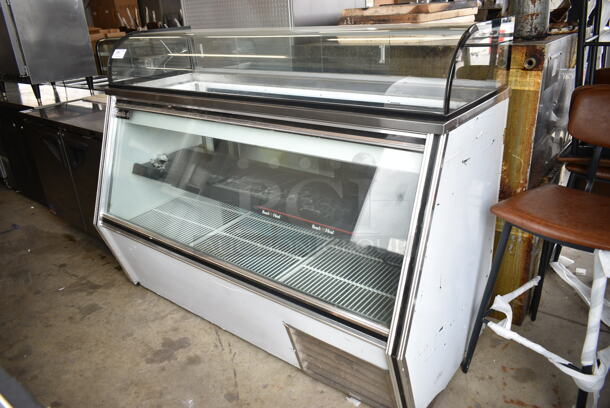 Leader SDL72 S/C Metal Commercial Floor Style Deli Display Case Merchandiser w/ Top Display Case. 115 Volts, 1 Phase. Tested and Powers On But Does Not Get Cold - Image 2 of 9